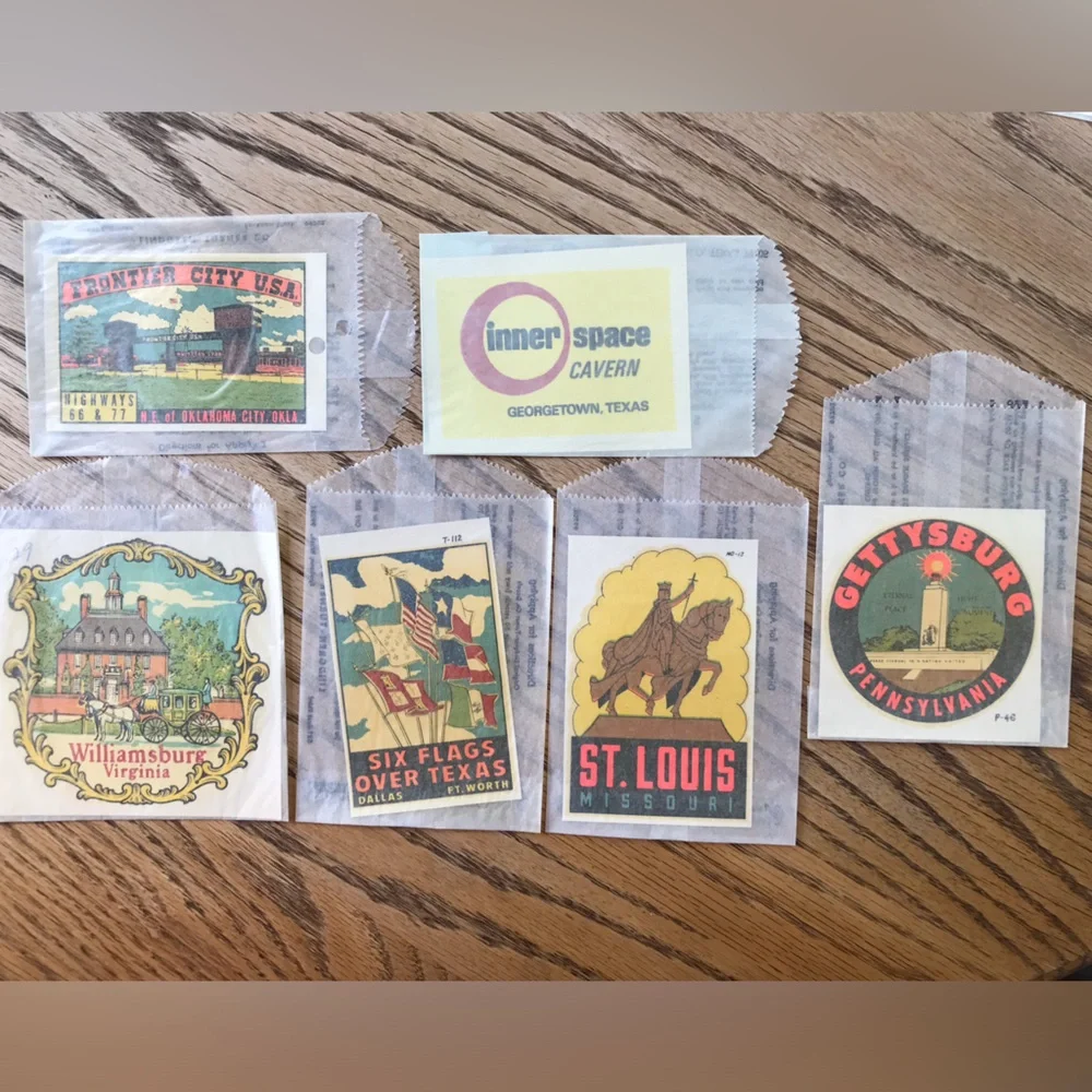 20 VTG Souvenir Decals - Picture 4 of 8